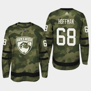 Herren Florida Panthers Eishockey Trikot Mike Hoffman #68 2019 Armed Special Forces Camo